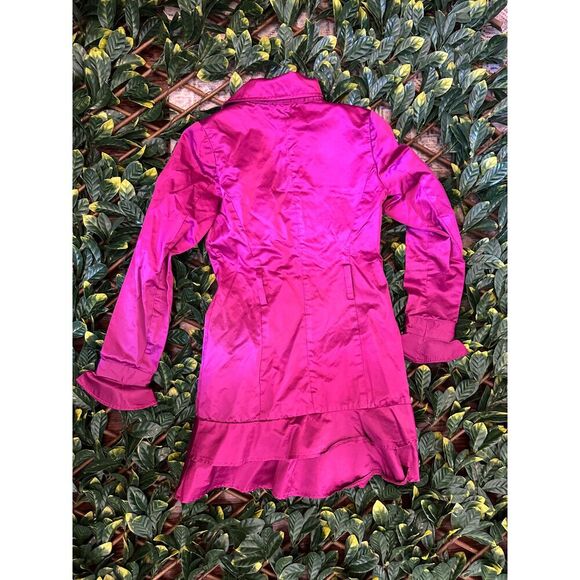 Vintage Hot Pink Double Breasted Jacket Size Small - Picture 14 of 15